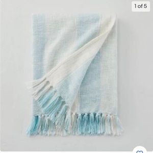 Hearth & Hand Magnolia Teal Throw Blanket